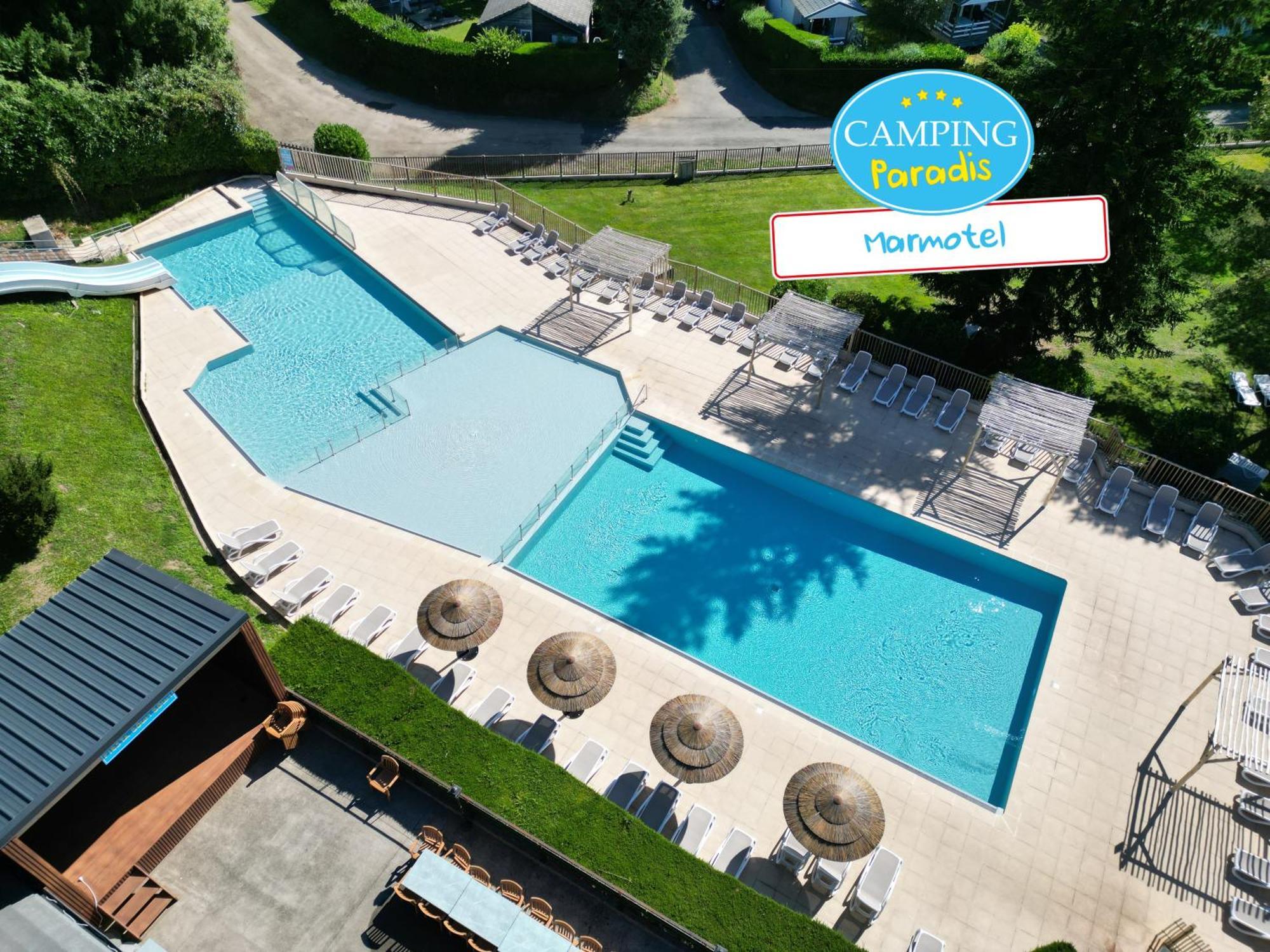 Camping Paradis Marmotel Saint-Geniez-dʼOlt Екстериор снимка